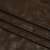 Yaya Han Soft Stretch Faux Leather/Pleather - Distressed Dark Brown with Brushed Backing - Cosplay Collection