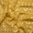 Yaya Han Stretch Polyester Jersey with Vinyl Puff Print - Mustard Yellow and Metallic Gold Dragon Scales - Cosplay Collection