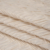Yaya Han Puckered Novelty Woven - Cream and Gold Geometric Diagonal Stripes - Cosplay Collection