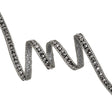 Yaya Han Iron-On Studs and Chains Trim - London Punk Silver and Black Circles and Squares, 0.75" - Cosplay Collection