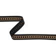 Yaya Han Twill Tape with Studs and Chains - Gothic Gold and Black, 0.75" - Cosplay Collection