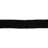 Yaya Han Pleated Velveteen Ribbon Trim - Black, 1" - Cosplay Collection