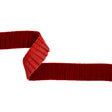 Yaya Han Pleated Velveteen Ribbon Trim - Red, 1.5" - Cosplay Collection