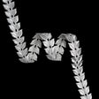 Yaya Han Iron-On Metallic Embroidered Trim - Silver Roman Leaves, 1.25" - Cosplay Collection