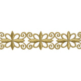 Yaya Han Iron-On Metallic Embroidered Trim - Gold Verona Filigree, 2" - Cosplay Collection