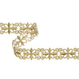 Yaya Han Iron-On Metallic Embroidered Trim - Gold Verona Filigree, 2" - Cosplay Collection