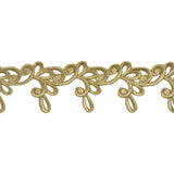 Yaya Han Iron-On Metallic Embroidered Trim - Gold Milan Swirl, 2.25" - Cosplay Collection