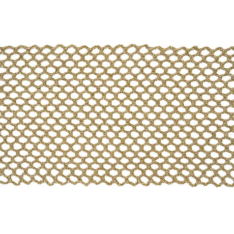 Yaya Han Metallic Mesh Trim - Gold, 4.63" - Cosplay Collection
