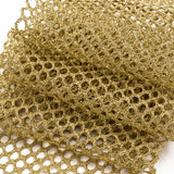 Yaya Han Metallic Mesh Trim - Gold, 4.63" - Cosplay Collection