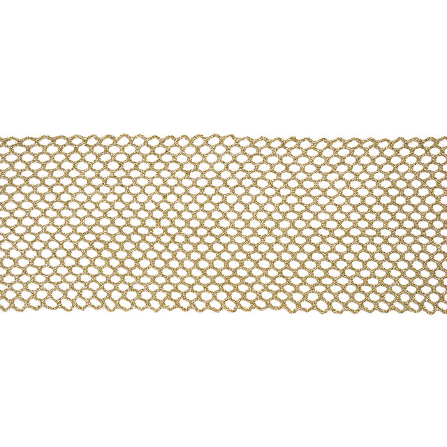 Yaya Han Metallic Mesh Trim - Gold, 4.63" - Cosplay Collection