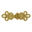 Yaya Han Metallic Faux Frog Closure Applique - Dali Gold Knots, 6.75" x 2.375" - Cosplay Collection