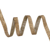 Yaya Han Iron-On Rhinestone Trim - 6-Row Gold, 0.5" - Cosplay Collection