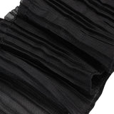 Yaya Han Pleated Ruffle Trim - Black, 3" - Cosplay Collection