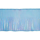 Yaya Han Pleated Ruffle Organza Trim - Mermaid Blue and Green Iridescent, 5.5"