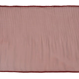 Yaya Han Pleated Ruffle Organza Trim - Mermaid Dark Red, 5" - Cosplay Collection