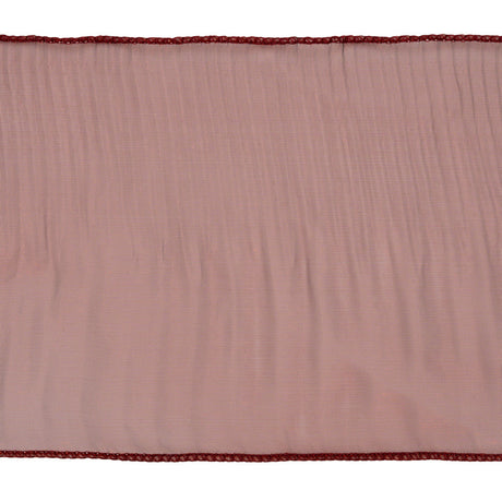 Yaya Han Pleated Ruffle Organza Trim - Mermaid Dark Red, 5" - Cosplay Collection