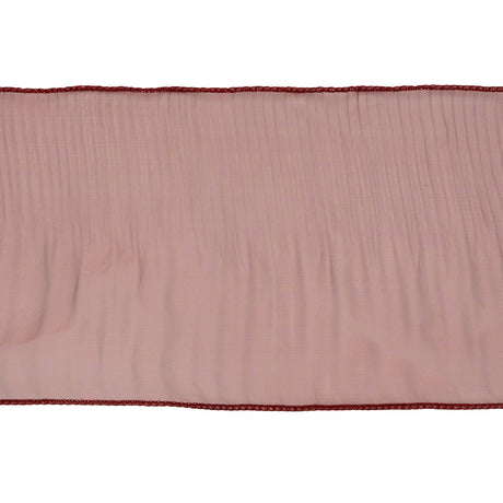 Yaya Han Pleated Ruffle Organza Trim - Mermaid Dark Red, 5" - Cosplay Collection
