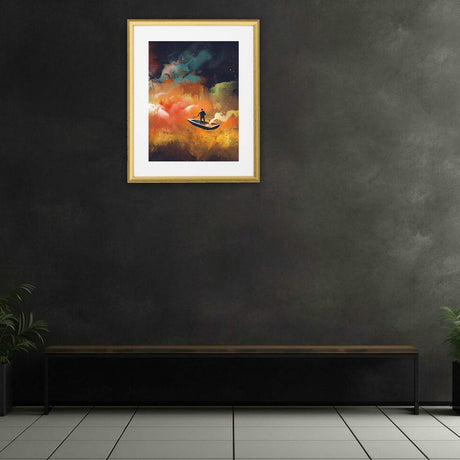 Gold Display Frame 16x20" – Lightweight, Easy to Hang