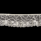Yaya Han Ruffled Lace Trim - Champagne Floral, 3.5" - Cosplay Collection