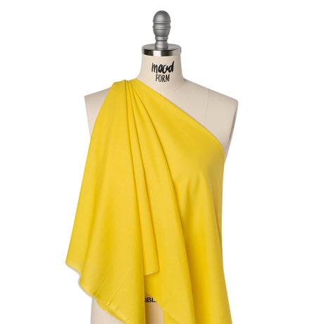 Sew Classic Solid Quilting Cotton Fabrics - Bright Yellow