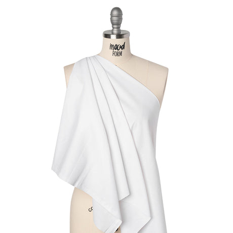 Sew Classic Solid Quilting Cotton Fabrics - White