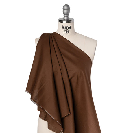 Sew Classic Solid Quilting Cotton Fabrics - Soil Brown