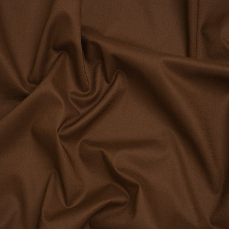 Sew Classic Solid Quilting Cotton Fabrics - Soil Brown