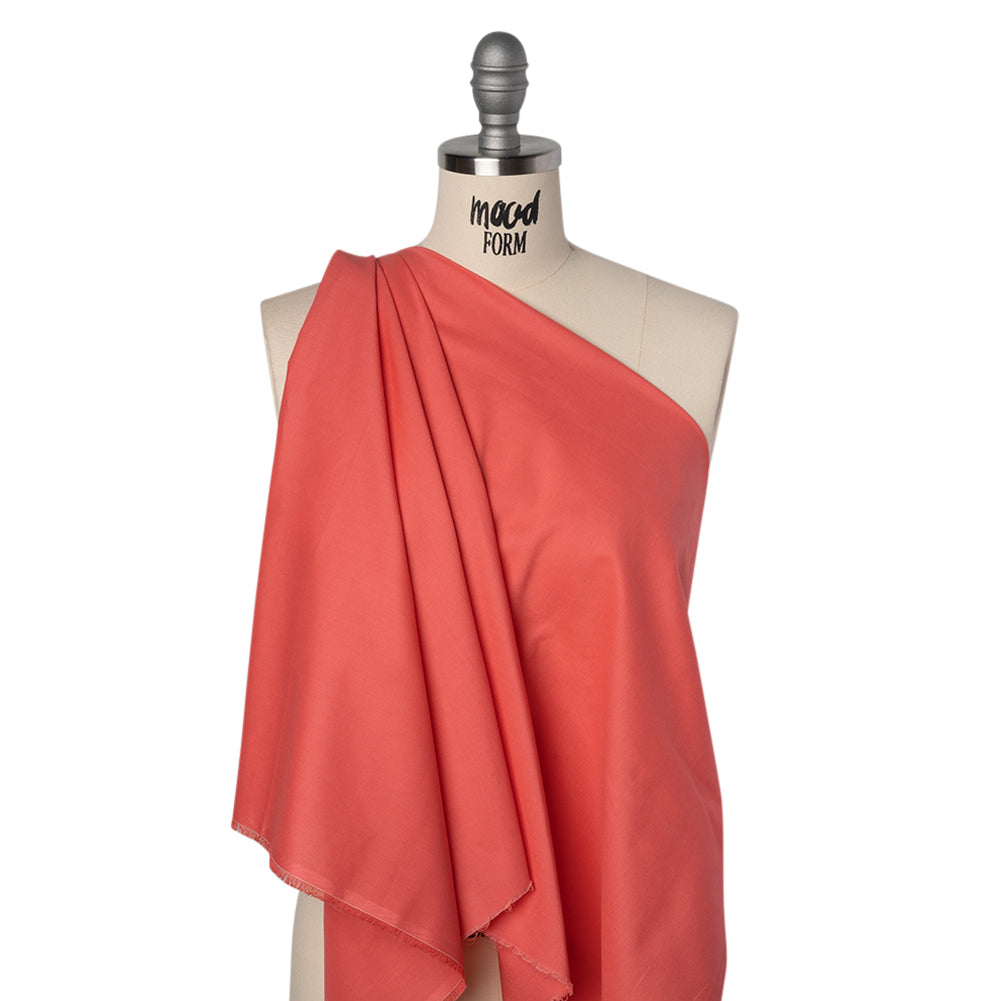 Sew Classic Solid Quilting Cotton Fabrics - Sun Kissed Coral