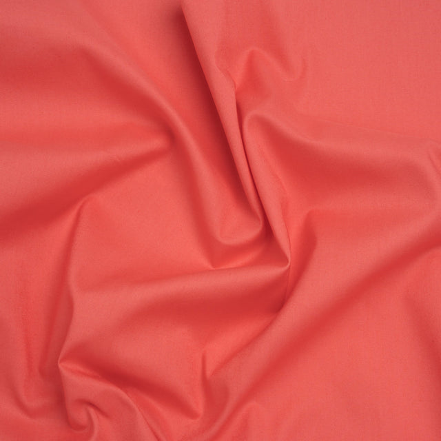 Sew Classic Solid Quilting Cotton Fabrics - Sun Kissed Coral
