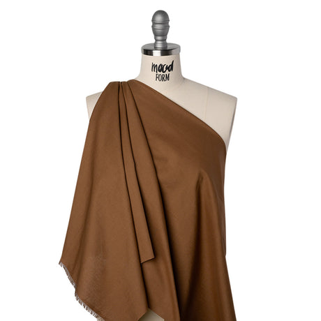 Sew Classic Solid Quilting Cotton Fabrics - Medium Cocoa