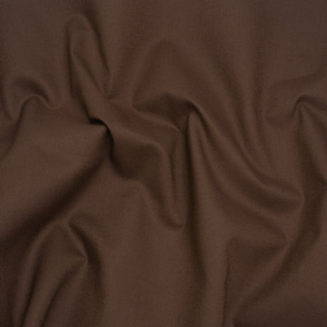 Sew Classic Solid Quilting Cotton Fabrics - Deepest Cocoa