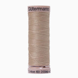 Gutermann 60 Wt Natural Cotton Thread 200m - 1140 Pongee