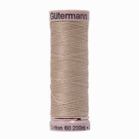 Gutermann 60 Wt Natural Cotton Thread 200m - 1140 Pongee