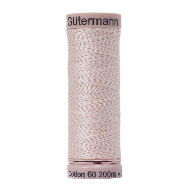 Gutermann 60 Wt Natural Cotton Thread 200m - 5010 Flesh