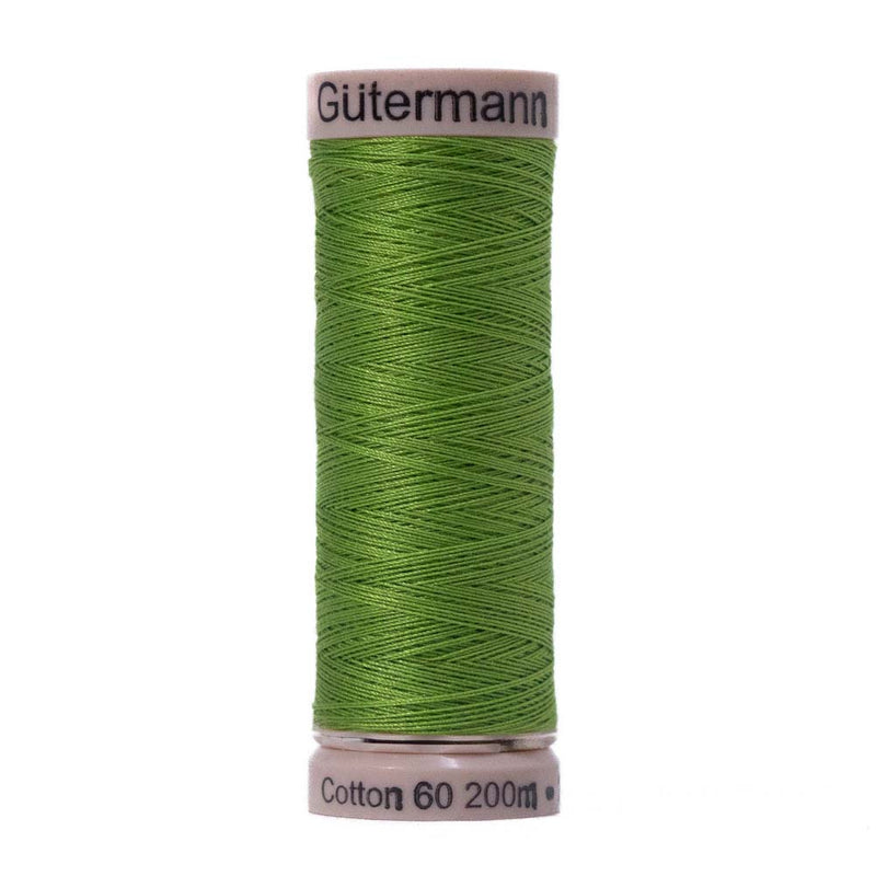 Gutermann 60 Wt Natural Cotton Thread 200m - 8860 Pastoral Green