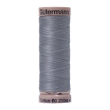 Gutermann 60 Wt Natural Cotton Thread 200m - 9150 Pro Cool Grey