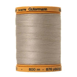 Gutermann Natural Cotton Thread 800m - 0618 Tuskegee Gray