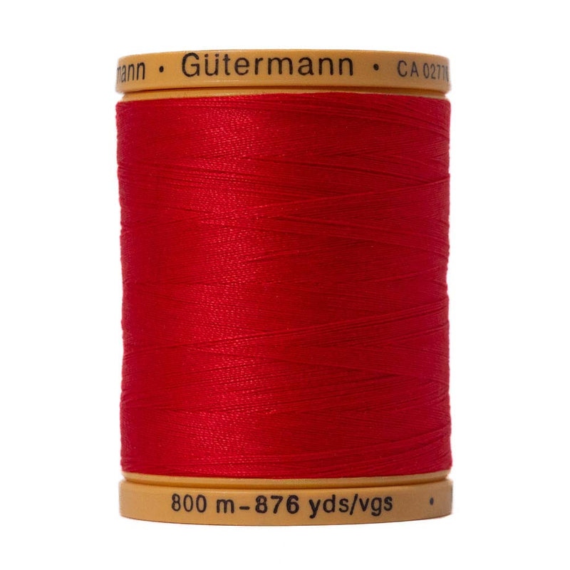 Gutermann Natural Cotton Thread 800m - 2074 Red