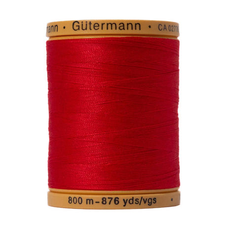 Gutermann Natural Cotton Thread 800m - 2074 Red