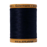 Gutermann Natural Cotton Thread 800m - 6210 Midnight Blue
