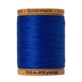 Gutermann Natural Cotton Thread 800m - 7000 Royal Blue