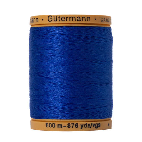 Gutermann Natural Cotton Thread 800m - 7000 Royal Blue