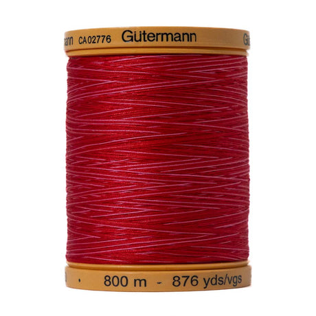 Gutermann Natural Cotton Thread 800m - 9973 Ruby Red