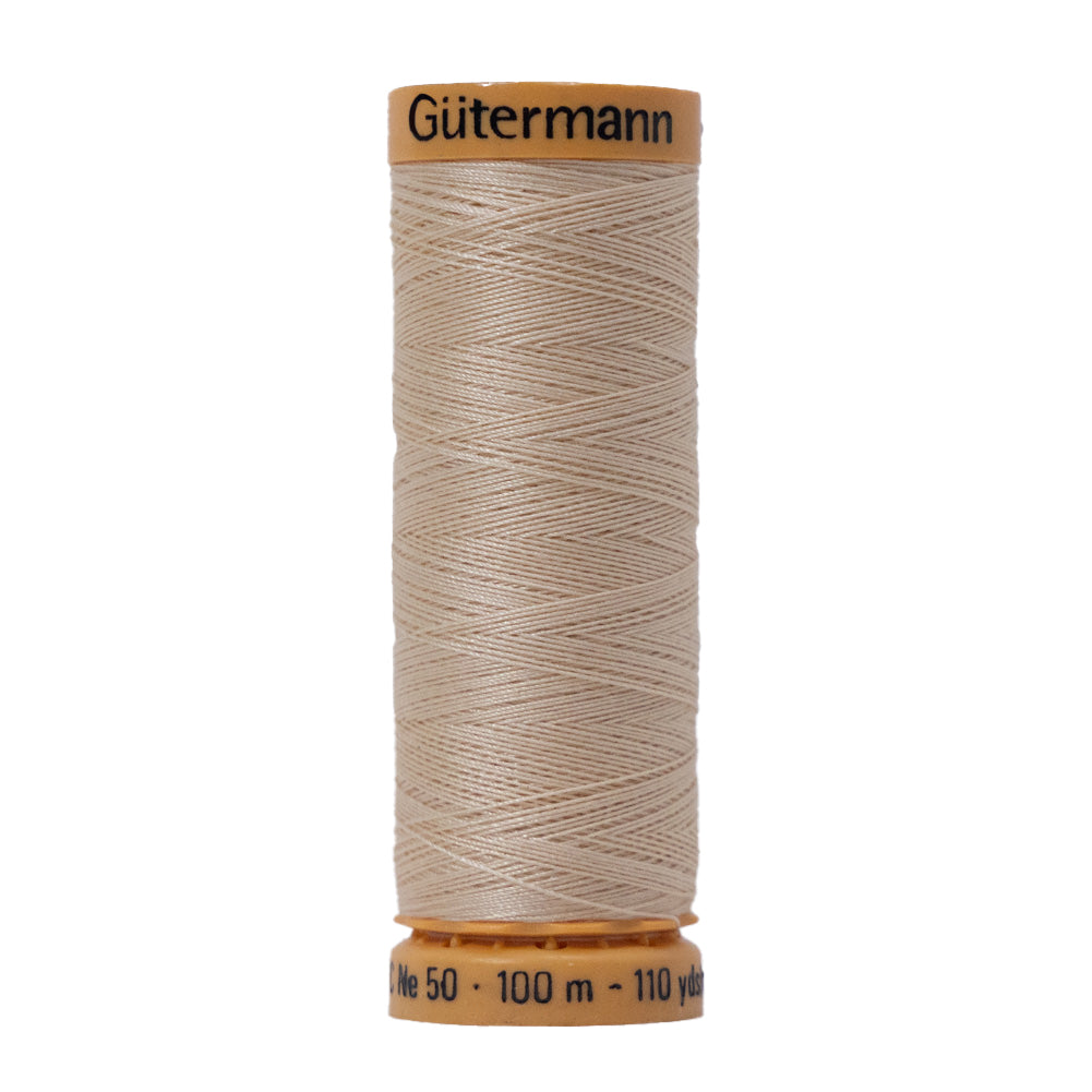 Gutermann Natural Cotton Thread 100m - 1087 Ecru