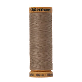 Gutermann Natural Cotton Thread 100m - 2650 Oatmeal Brown