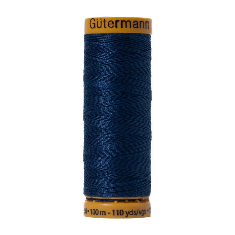 Gutermann Natural Cotton Thread 100m - 6290 Midnight Blue