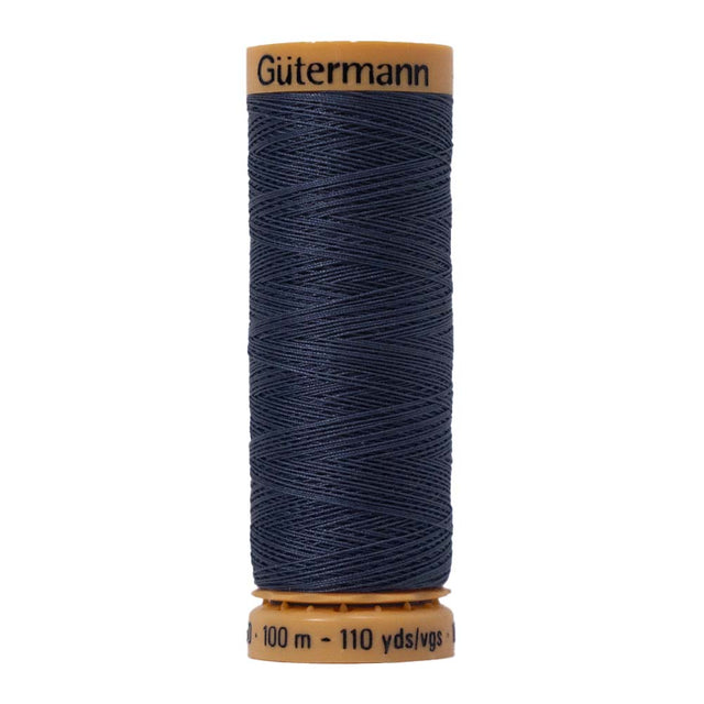 Gutermann Natural Cotton Thread 100m - 7380 Slate Blue