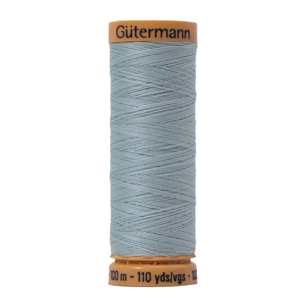 Gutermann Natural Cotton Thread 100m - 7670 Silver Green