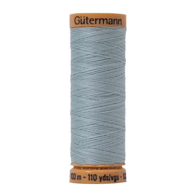 Gutermann Natural Cotton Thread 100m - 7670 Silver Green