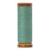Gutermann Natural Cotton Thread 100m - 7900 Medium Mint Green